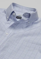 Traveler Collection Tailored Fit Button-down Collar Plaid Dress Shirt