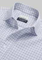 Traveler Collection Tailored Fit Spread Collar Double Check Dress Shirt CLEARANCE