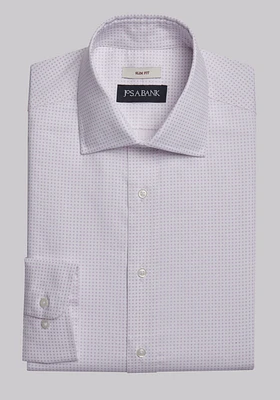 Jos. A. Bank Slim Fit Spread Collar Mini Dot Dress Shirt CLEARANCE