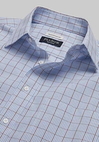 Traveler Collection Traditional Fit Spread Collar Grid Dress Shirt CLEARANCE