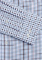 Traveler Collection Traditional Fit Spread Collar Grid Dress Shirt CLEARANCE