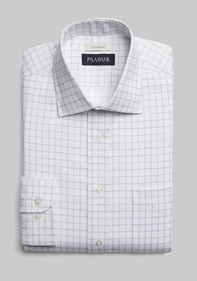 Jos. A. Bank Tailored Fit Large Plaid Print Dress Shirt CLEARANCE
