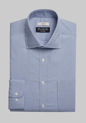 Traveler Collection Slim Fit Check Dress Shirt CLEARANCE