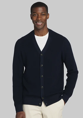 Jos. A. Bank Tailored Fit Waffle Texture Cardigan - Big & Tall CLEARANCE