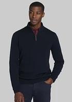 Jos. A Bank Pima Cotton Quarter Zip Sweater - Big & Tall CLEARANCE