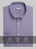 Traveler Collection Traditional Fit Button-Down Collar Mini Check Twill Sportshirt - Big & Tall CLEARANCE