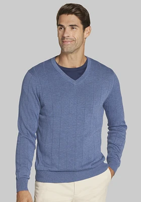 Jos. A. Bank Tailored Fit Drop Needle V-Neck Sweater - Big & Tall CLEARANCE