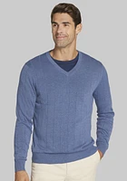 Jos. A. Bank Tailored Fit Drop Needle V-Neck Sweater - Big & Tall CLEARANCE