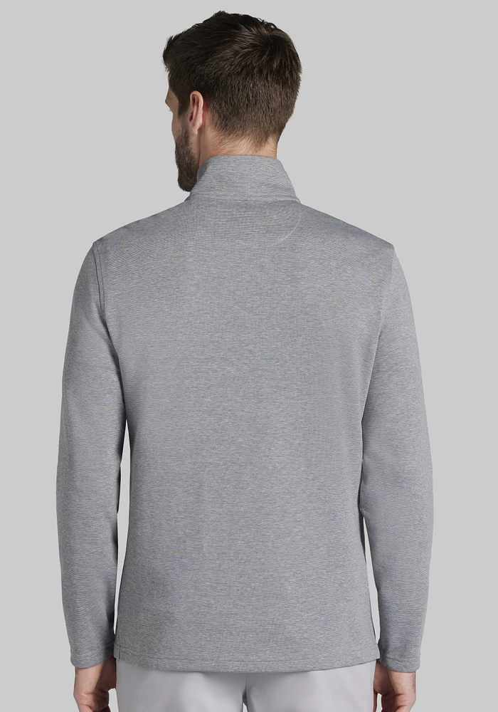 Jos. A. Bank Tailored Fit Double Face 1/4 Zip Pullover - Big & Tall CLEARANCE