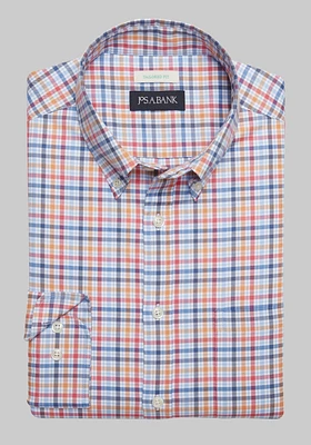Jos. A. Bank Comfort Stretch Tailored Fit Long Sleeve Sportshirt