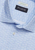 Jos. A. Bank Tailored Fit Strokes Print Short-Sleeve Sportshirt