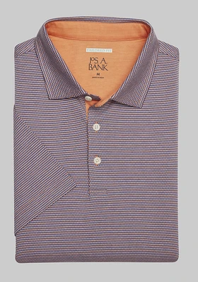 Jos. A. Bank Tailored Fit Diamond Jacquard Polo - Big & Tall CLEARANCE