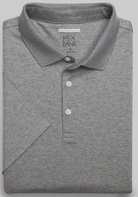 Jos. A. Bank Traditional Fit Comfort Stretch Interlock Polo