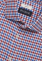 Jos. A. Bank Slim Fit Check Short-Sleeve Sportshirt