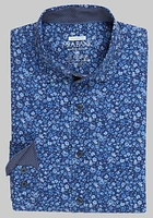 Traveler Collection Tailored Fit Floral 4-Way Stretch Sportshirt