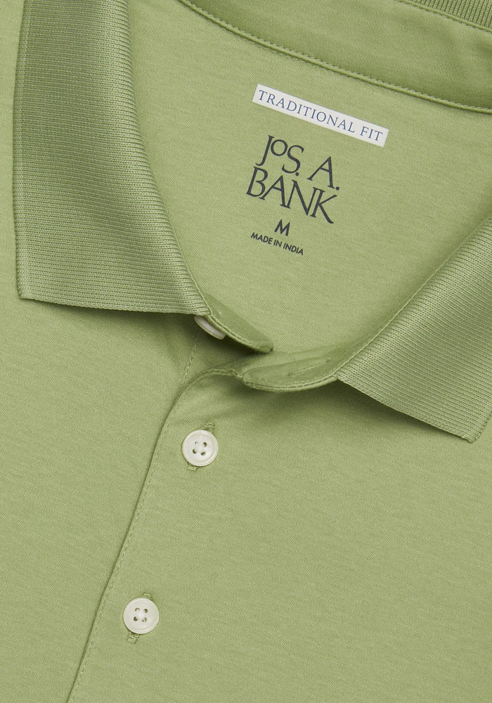 Jos. A. Bank Comfort Stretch Traditional Fit Interlock Polo - Big & Tall CLEARANCE