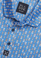 Traveler Performance Tailored Fit Beer Print Golf Polo CLEARANCE