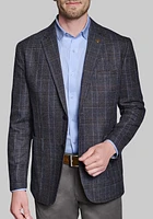 Johnson & Murphy Tailored Fit Plaid Deconstructed Blazer