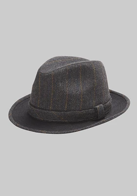 Jos. A. Bank Herringbone Windowpane Plaid Fedora CLEARANCE