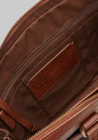 Jos. A. Bank Slim Leather Briefcase