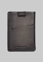 Jos. A. Bank Bi-Fold Leather Card Case With Pull Tab