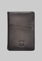 Jos. A. Bank Bi-Fold Leather Card Case With Pull Tab