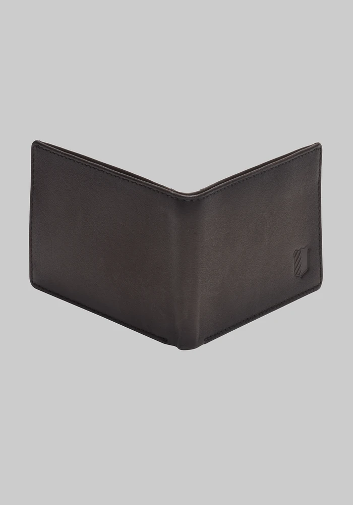Jos. A. Bank Slim Leather Billfold Wallet