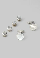 Jos. A. Bank Mother-of-Pearl Cufflink & Stud Set