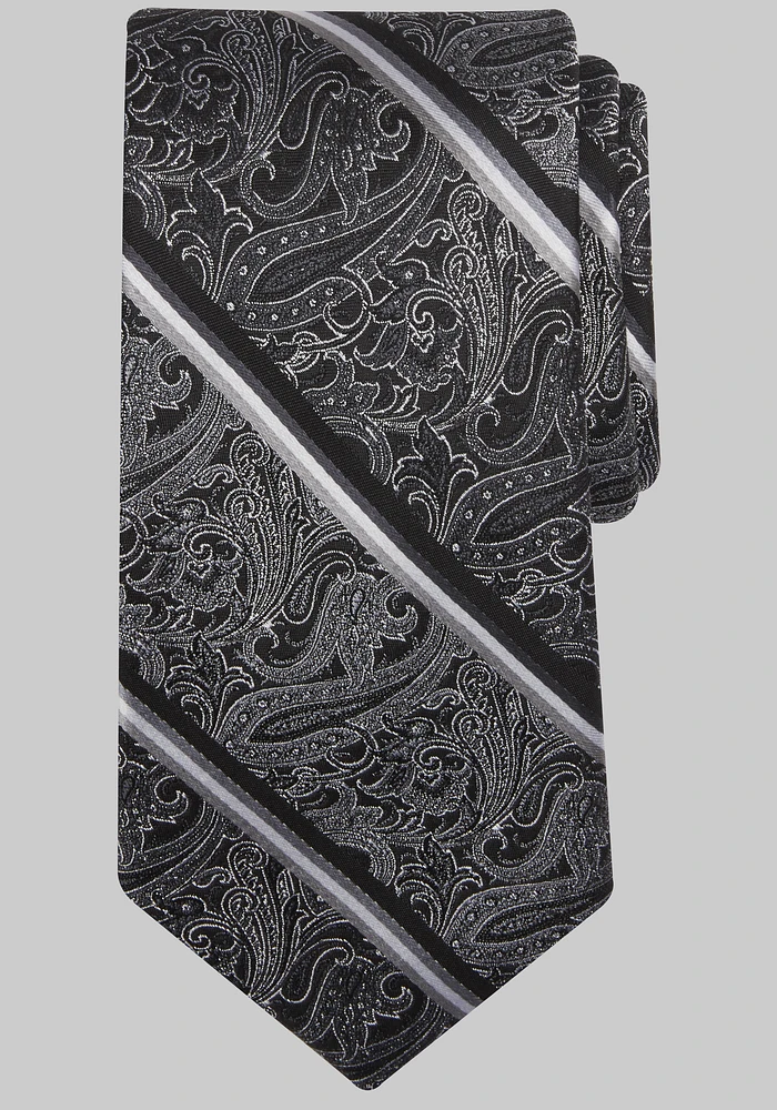 Reserve Collection Paisley Stripe Tie