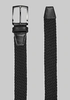 Johnston & Murphy Woven Stretch Knit Belt