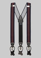 Jos. A. Bank Textured Stripe Convertible Suspenders