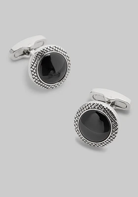 Jos. A. Bank Round Black Onyx Cufflinks
