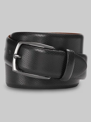 Jos. A. Bank Feather Edge Textured Leather Belt