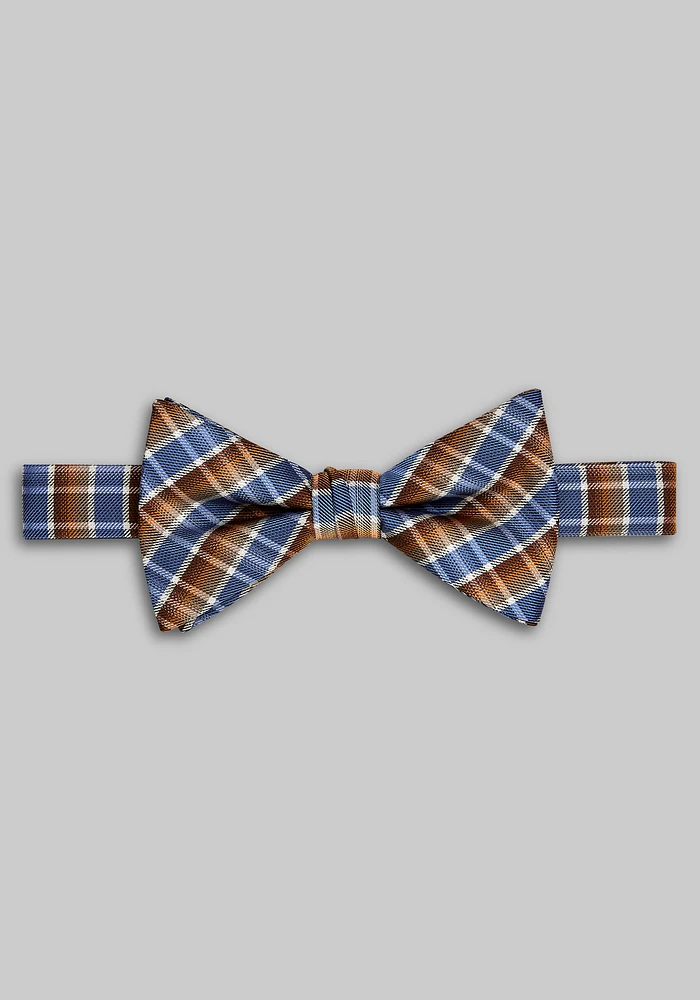 Jos. A. Bank Plaid Pre-Tied Bow Tie