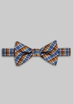 Jos. A. Bank Plaid Pre-Tied Bow Tie