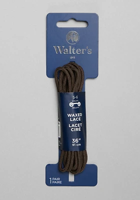 Walter's 36-Inch Wax Dress Laces, Brown