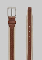 Jos. A. Bank Perforated Leather and Nylon Feather Edge Belt