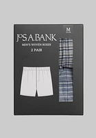 Jos. A. Bank Plaid & Stripe Woven Boxers, 2-Pack