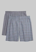 Jos. A. Bank Plaid Woven Boxers, 2-Pack