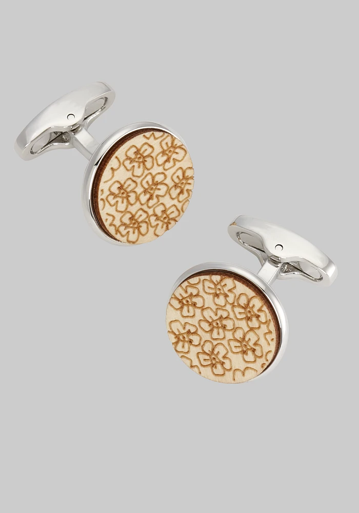 Jos. A. Bank Mother-Of-Pearl Floral Mosaic Cufflinks CLEARANCE