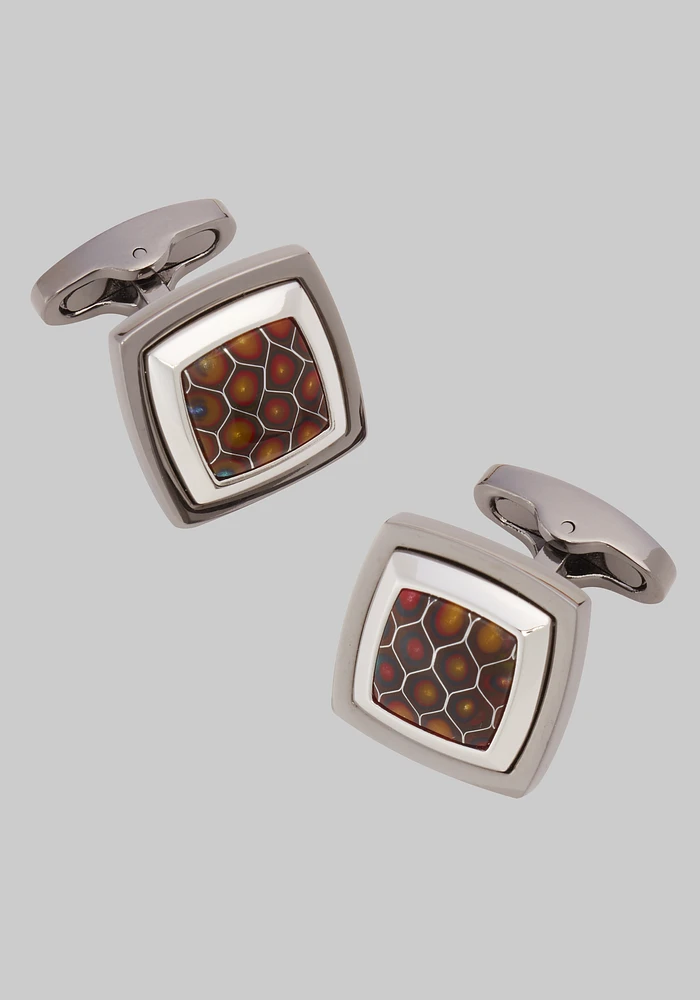 Jos. A. Bank Geometric Multi Stone Cufflinks