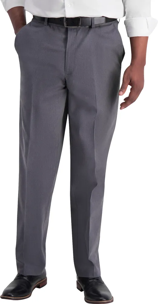Haggar Men Khaki Pants 32x32 Black Premium No Iron Slim Fit Flat Front NWOT  | eBay