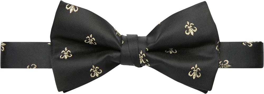 Black and Gold Bow Tie Belt