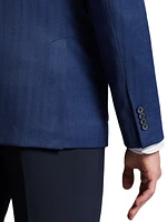 Slim Fit Knit Sport Coat