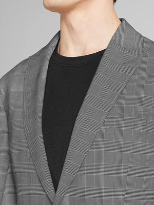 Modern Fit Plaid Seersucker Sport Coat