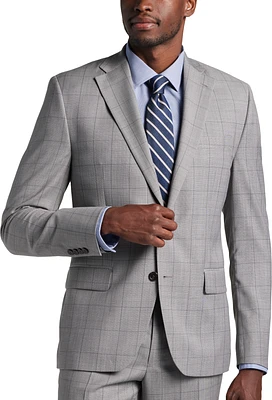 Classic Fit Windowpane Suit Separates Jacket