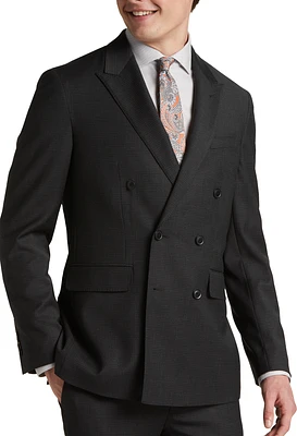 Slim Fit Peak Lapel Check Suit Separates Jacket