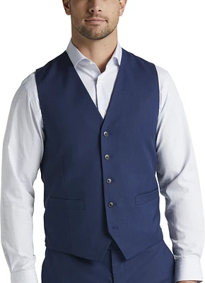 Modern Fit Suit Separates Vest, Blue