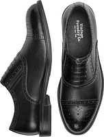 Cosmio Cap Toe Medallion Slip On Oxfords