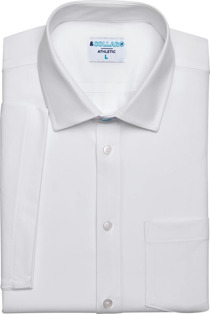 Pacific Athletic Fit Short Sleeve Dress Shirt